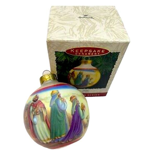 Vintage Hallmark Keepsake Ornament 1993 The Gift Bringers Series -  The Magi - Picture 1 of 9
